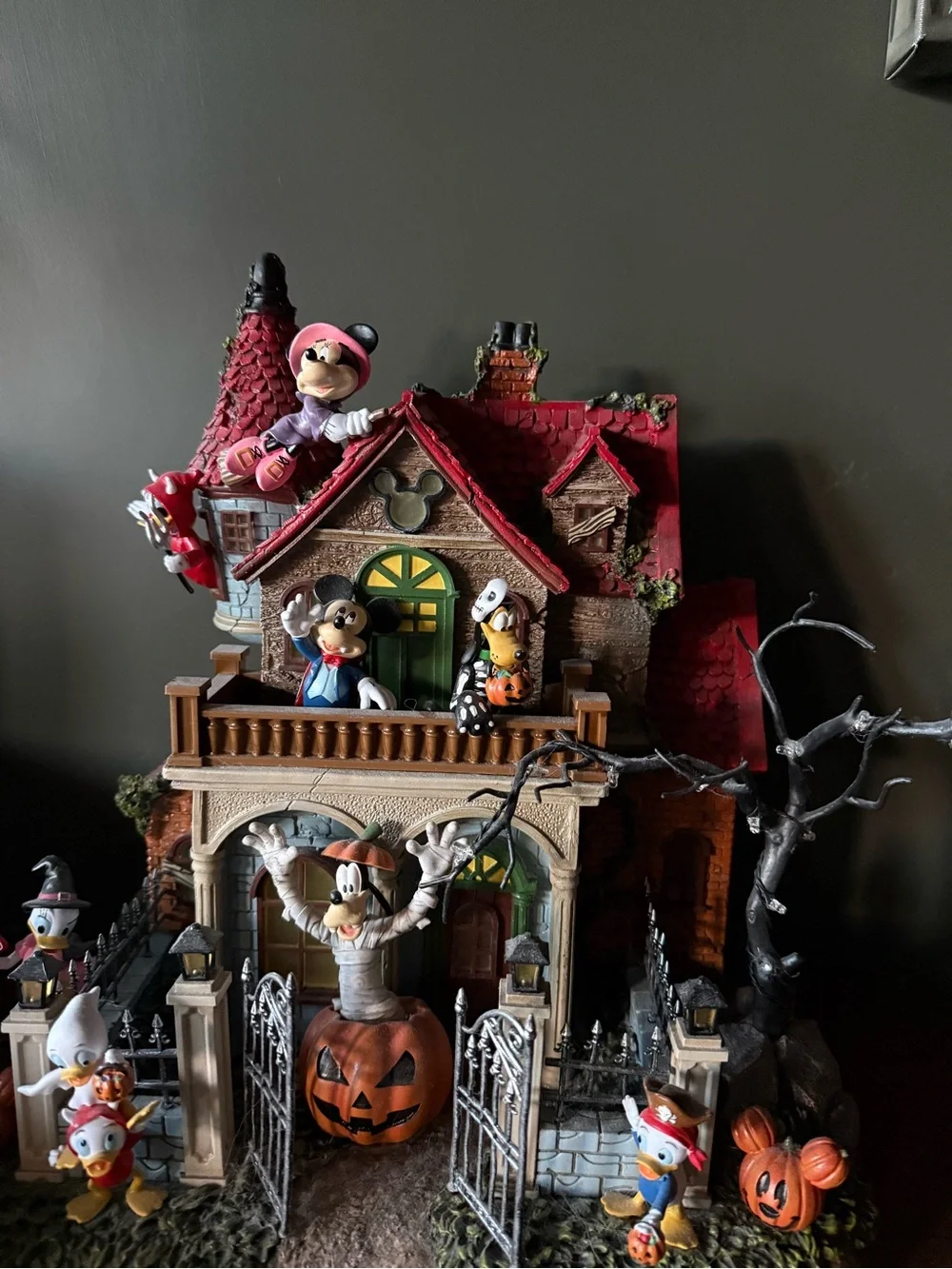 Disney Haunted Party House With Lights And Music Halloween